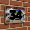 Everton Personalised Around The Grounds Goodison Park Stadium House Number Plaque