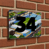 Gillingham Personalised Around The Grounds Priestfield Stadium House Number Plaque