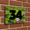 Harrogate Town Personalised Around The Grounds The Exercise Stadium House Number Plaque