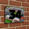 Hearts Personalised Around The Grounds Tynecastle Park Stadium House Number Plaque
