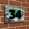 Hibernian Personalised Around The Grounds Easter Road Stadium House Number Plaque
