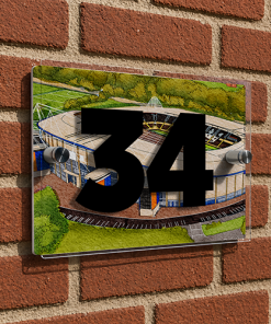 Hull City Personalised Around The Grounds MKM Stadium House Number Plaque