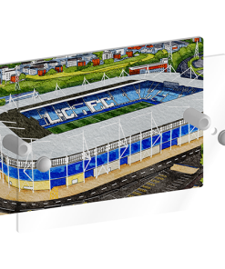 Alternative view of Leicester City Personalised Around The Grounds King Power Stadium House Number Plaque