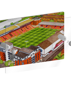 Alternative view of Leyton Orient Personalised Around The Grounds Brisbane Road Stadium House Number Plaque