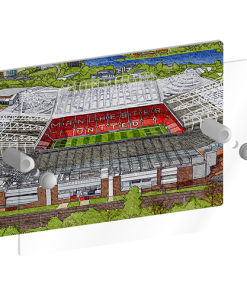 Alternative view of Man Utd Personalised Around The Grounds Old Trafford Stadium House Number Plaque