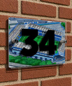 Millwall Personalised Around The Grounds The Den Stadium House Number Plaque