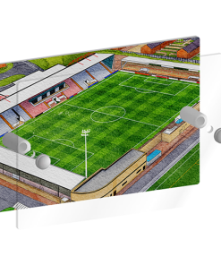Alternative view of Morecambe Personalised Around The Grounds Mazuma Mobile Stadium House Number Plaque
