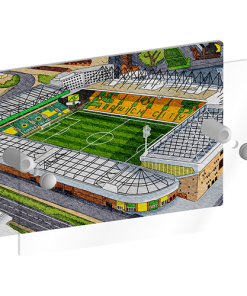 Alternative view of Norwich City Personalised Around The Grounds Carrow Road Stadium House Number Plaque