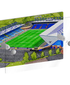 Alternative view of Oxford United Personalised Around The Grounds Kassam Stadium House Number Plaque