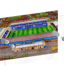 Alternative view of Peterborough Utd Personalised Around The Grounds London Road Stadium House Number Plaque