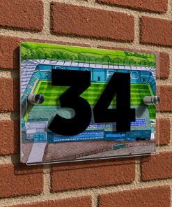 Plymouth Argyle Personalised Around The Grounds Home Park Stadium House Number Plaque