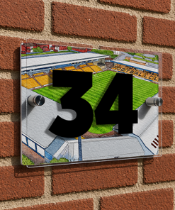 Port Vale Personalised Around The Grounds Vale Park Stadium House Number Plaque