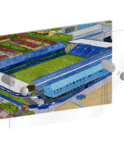 Alternative view of Portsmouth Personalised Around The Grounds Fratton Park Stadium House Number Plaque