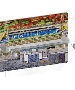 Alternative view of Preston Personalised Around The Grounds Deepdale Stadium House Number Plaque