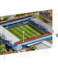 Alternative view of QPR Personalised Around The Grounds Matrade Loftus Road Stadium House Number Plaque
