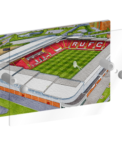 Alternative view of Rotherham United Personalised Around The Grounds New York Stadium House Number Plaque