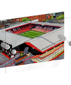 Alternative view of Sheffield United Personalised Around The Grounds Bramall Lane Stadium House Number Plaque