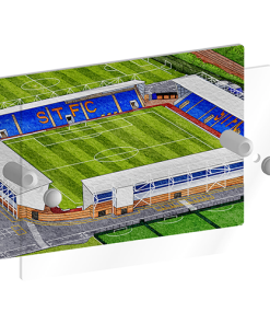 Alternative view of Shrewsbury Town Personalised Around The Grounds New Meadow Stadium House Number Plaque