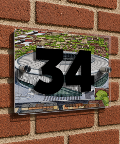 Spurs Personalised Around The Grounds Tottenham Hotspur Stadium House Number Plaque