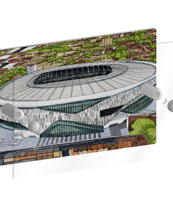Alternative view of Spurs Personalised Around The Grounds Tottenham Hotspur Stadium House Number Plaque