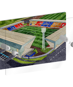 Alternative view of St Johnstone Personalised Around The Grounds McDiarmid Park Stadium House Number Plaque