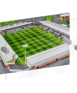 Alternative view of St Mirren Personalised Around The Grounds The SMISA Stadium House Number Plaque