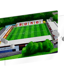 Alternative view of Stevenage Personalised Around The Grounds Lamex Stadium House Number Plaque