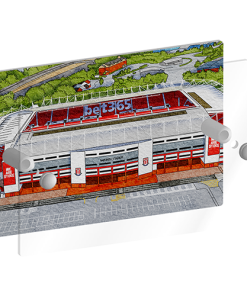 Alternative view of Stoke City Personalised Around The Grounds Britannia Stadium House Number Plaque