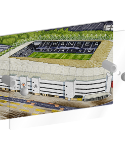Alternative view of Swansea City Personalised Around The Grounds Swansea.com Stadium House Number Plaque