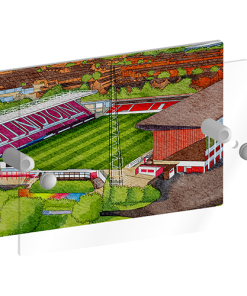 Alternative view of Swindon Town Personalised Around The Grounds County Ground Stadium House Number Plaque