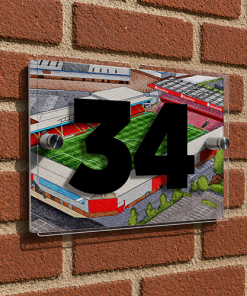 Walsall Personalised Around The Grounds Bescot Stadium House Number Plaque