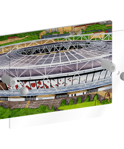 Alternative view of West Ham Personalised Around The Grounds London Stadium House Number Plaque