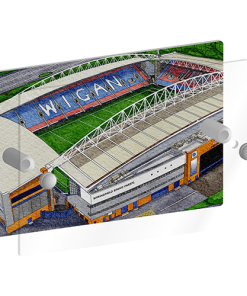 Alternative view of Wigan Athletic Personalised Around The Grounds The Brick Community Stadium House Number Plaque