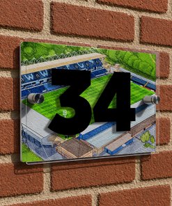 Wycombe Personalised Around The Grounds Adams Park Stadium Stadium House Number Plaque