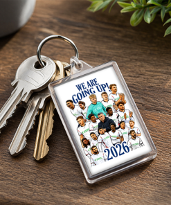 Alternative view of Bolton Play Off Winners 2026 Keyring We Are Going Up