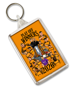 Alternative view of Hull City Play Off Winners 2026 Keyring We Are Going Up