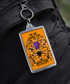 Alternative view of Hull City Play Off Winners 2026 Keyring We Are Going Up