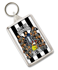 Alternative view of Notts County Play Off Winners 2026 Keyring We Are Going Up