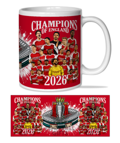 Alternative view of Arsenal Champions Of England 2026 Mug