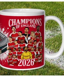 Arsenal Champions Of England 2026 Mug