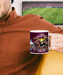 Alternative view of Aston Villa Mug Europa Champions 2026 Football Gifts Mug Cup
