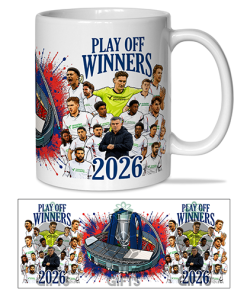 Alternative view of Bolton Play Off Winners 2026 Mug We Are Going Up Mug