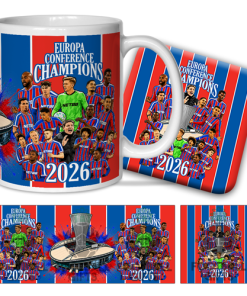 Crystal Palace Europa Conference Champions 2026 Mug & Coaster Set