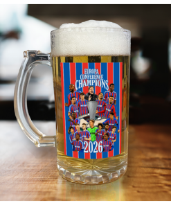 Crystal Palace Europa Conference Champions 2026 Beer Glass