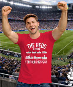 Forest In Europa Reds On Tour 2025 European Adventures T-Shirt - Image 4