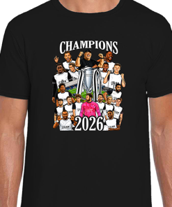 Bromley Champions 2026 Black T-Shirt