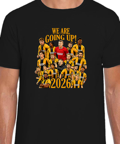 Cambridge United Promoted 2026 Black T-Shirt We Are Going Up