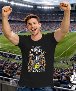 Alternative view of Notts County Play Off Winners 2026 Black T-Shirt We Are Going Up