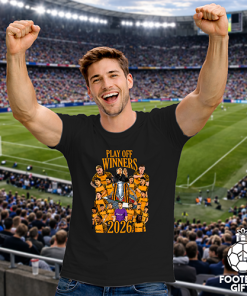 Alternative view of Hull City Play Off Winners 2026 Black T-Shirt We Are Going Up