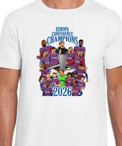 Crystal Palace Europa Conference Champions 2026 White T-Shirt Tee